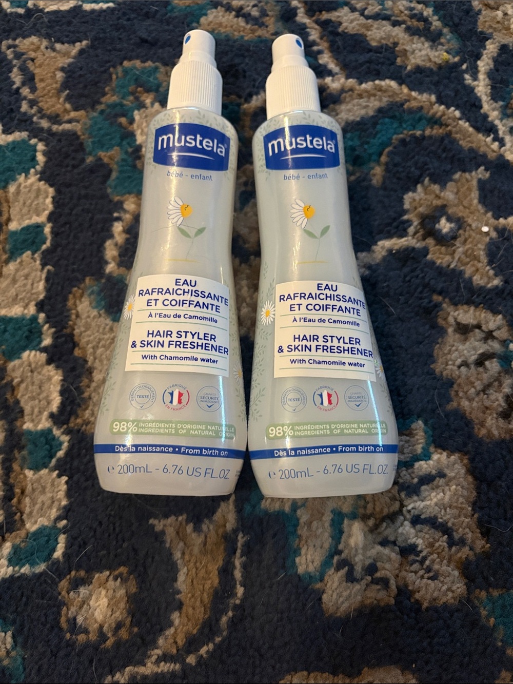 Mustela Chamomile Hair Styler & Skin Freshener Spray x2